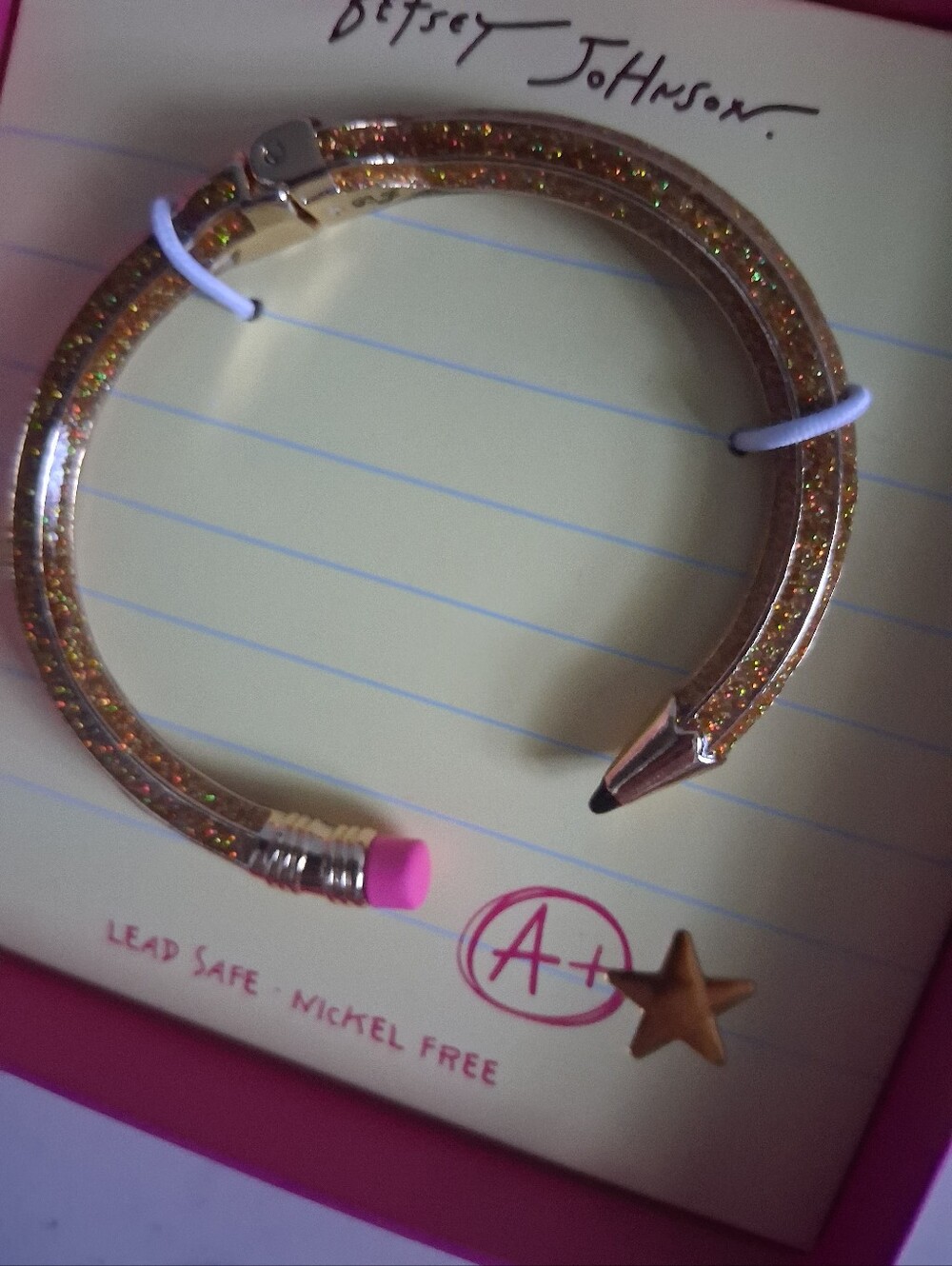 Betsey Johnson Pencil Bracelet - Picture 3 of 5